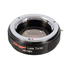 Focal Reducer Speed Booster Adapter Lens Turbo (MD-NEX) for Minolta MD to Sony NEX5 6 7 Camera