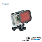 Proocam Pro-F089 Underwater Dive Red Snap-on Filter Lens for Gopro 3/4