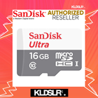 (Ori Sandisk Malaysia) SanDisk Ultra 16GB 80MB/s C10 UHS-I Class 10 microSDHC Card (SDSQUNS-016G-GN3MN) (SanDisk Malaysia)