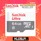 (Ori Sandisk Malaysia) SanDisk Ultra 64GB 80MB/s C10 UHS-I Class 10 microSDHC Card (SDSQUNS-064G-GN3MN) (SanDisk Malaysia)