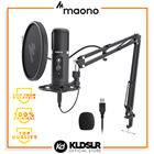 MAONO AU-PM422 USB Microphone Podcast Zero Latency Monitoring