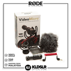 Rode VideoMicro Compact On-Camera Microphone (RODE Malaysia Warranty)
