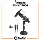 MAONO AU-HD300T USB/XLR Zero-Latency Monitoring Cardioid Dynamic Mic