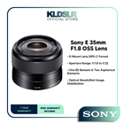 Sony E 35mm f/1.8 OSS Lens (Sony Malaysia Warranty)