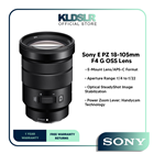 Sony E PZ 18-105mm F4 G OSS Lens (Sony Malaysia Warranty)