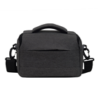 PROOCAM Camera Shoulder Bag for DSLR Mirrorless Water Resistant Fabric D1903 Black