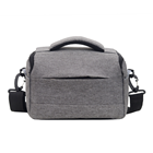 PROOCAM Camera Shoulder Bag for DSLR Mirrorless Water Resistant Fabric Grey