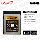 Exascend 256GB Essential Series CFexpress Type B Memory Card (5 YEARS WARRANTY)