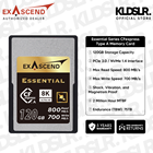 Exascend 120GB Essential Series CFexpress Type A Memory Card (5 YEARS WARRANTY)