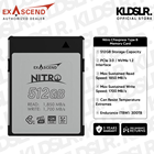 Exascend 512GB Nitro CFexpress Type B Memory Card (5 YEARS WARRANTY)