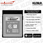 Exascend 1TB Element Series CFexpress Type B Memory Card (3 YEARS WARRANTY)