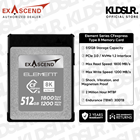 Exascend 512GB Element Series CFexpress Type B Memory Card (3 YEARS WARRANTY)