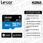 Lexar High-Performance 32GB 633x microSDHC UHS-I Memory Card (10 YEARS WARRANTY)