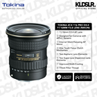 Tokina 11-16mm F2.8 AT-X 116 Pro DX Autofocus Lens for Nikon