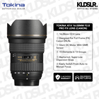 Tokina AT-X 16-28mm F2.8 Pro FX Lens for Canon