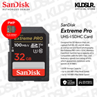 SanDisk Extreme PRO 32GB 100MB/s UHS-I SDHC Memory Card (SanDisk Malaysia Warranty) (SDSDXXO-032G-GN4IN) (SD Card)