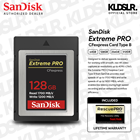 SanDisk 128GB Extreme PRO CFexpress Card Type B (SDCFE-128G-GN4NN)