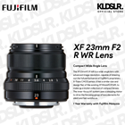 Fujifilm XF 23mm F2 R WR Lens (Black) (Fujifilm Malaysia Warranty)