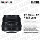 Fujifilm XF 35mm f2 R WR Lens (Black) (Fujifilm Malaysia Warranty)