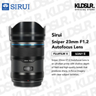 Sirui Sniper 23mm F1.2 Autofocus Lens (Sony E, Black)