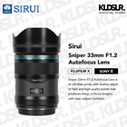 Sirui Sniper 33mm F1.2 Autofocus Lens (Sony E, Black)