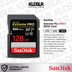SanDisk 128GB Extreme PRO UHS-II SDXC Memory Card (LIMITED LIFETIME WARRANTY) (Sandisk V90)