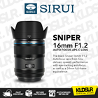 Sirui Sniper 16mm F1.2 Autofocus Lens (Sony E, Black)